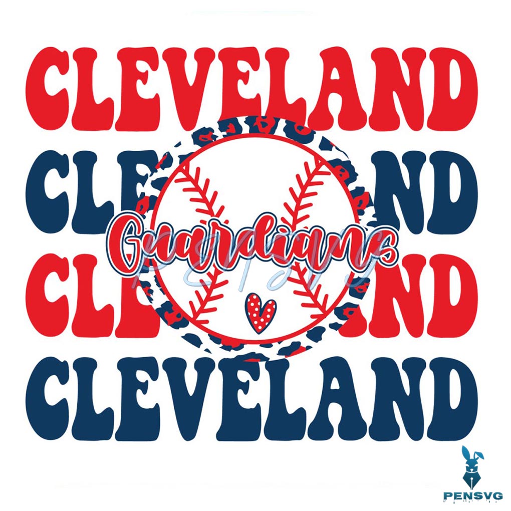 Cleveland Guardians Baseball MLB SVG