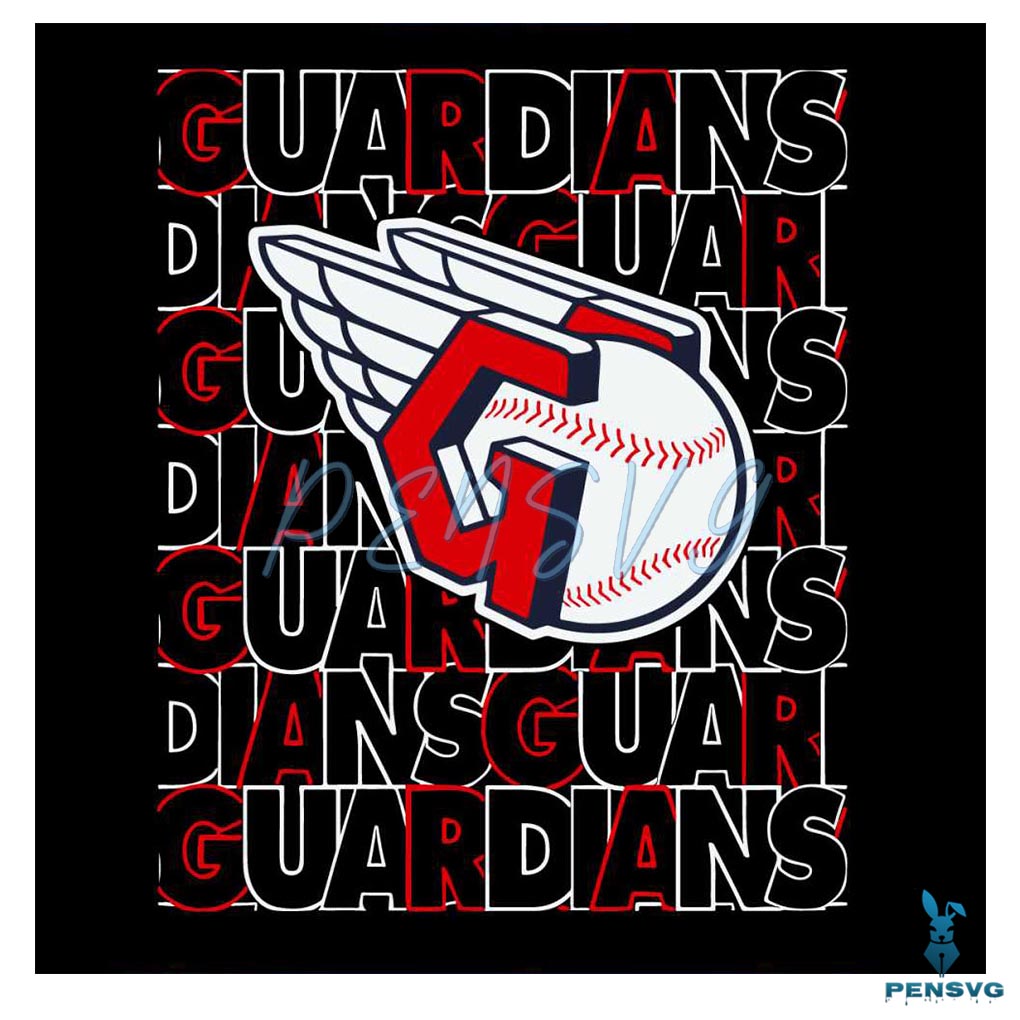 Cleveland Guardians Logo Baseball Team SVG