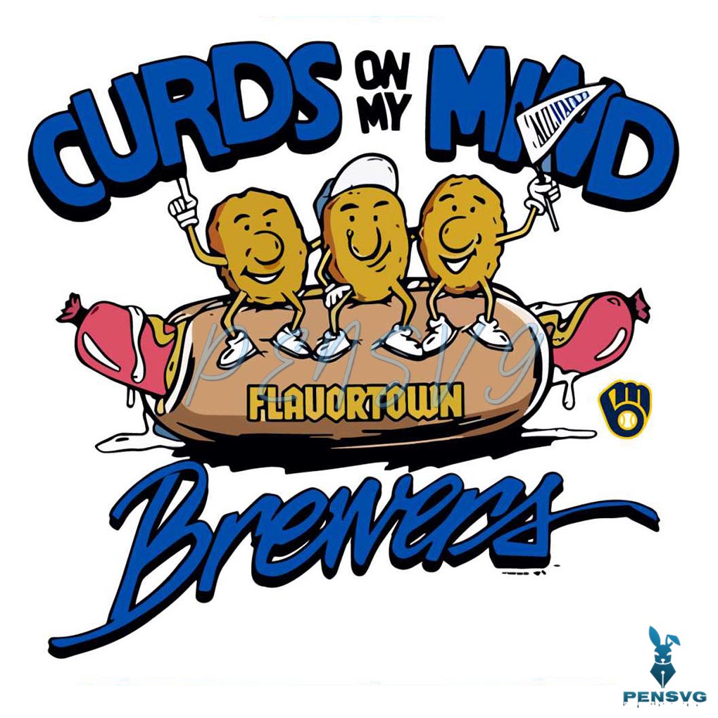 Curds on my mind Flavortown Brewers Hotdog PNG