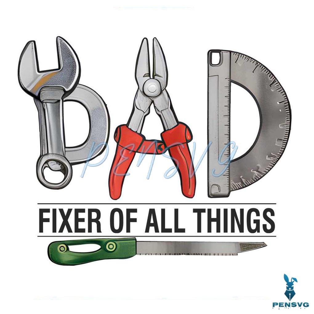 Dad Fixer Of All Things Retro Dad Stuffs PNG