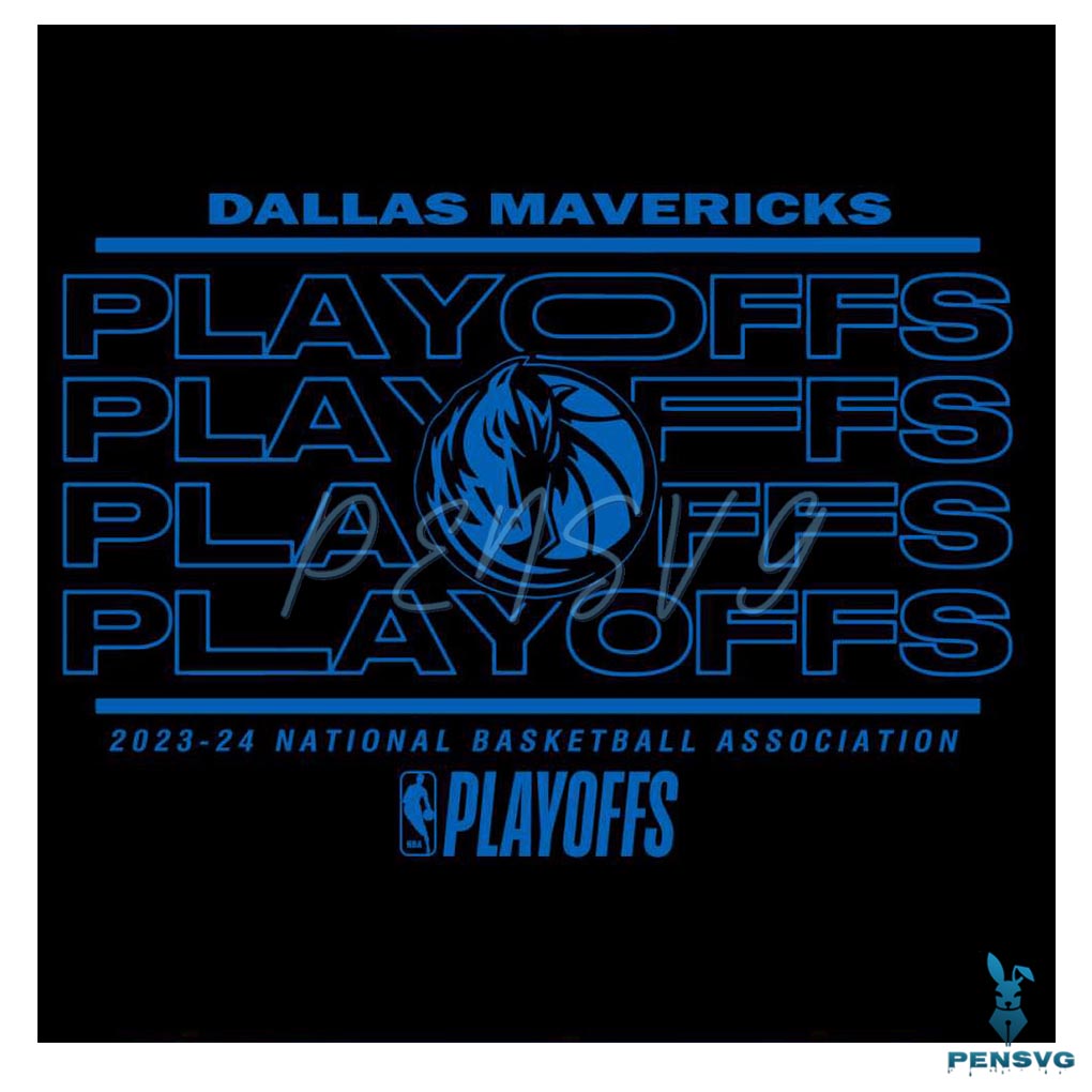 Dallas Mavericks 2024 NBA Playoffs SVG