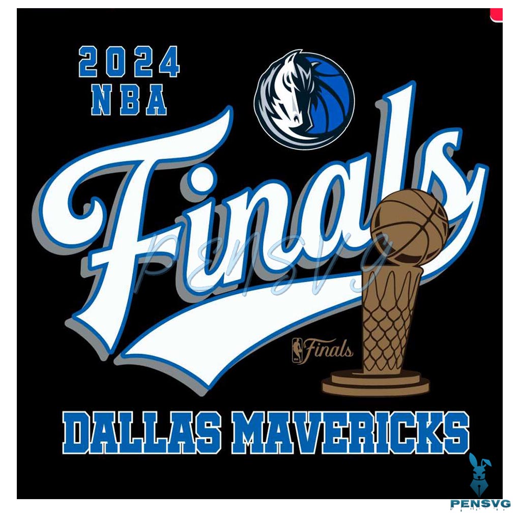 Dallas Mavericks NBA Finals Trophy SVG