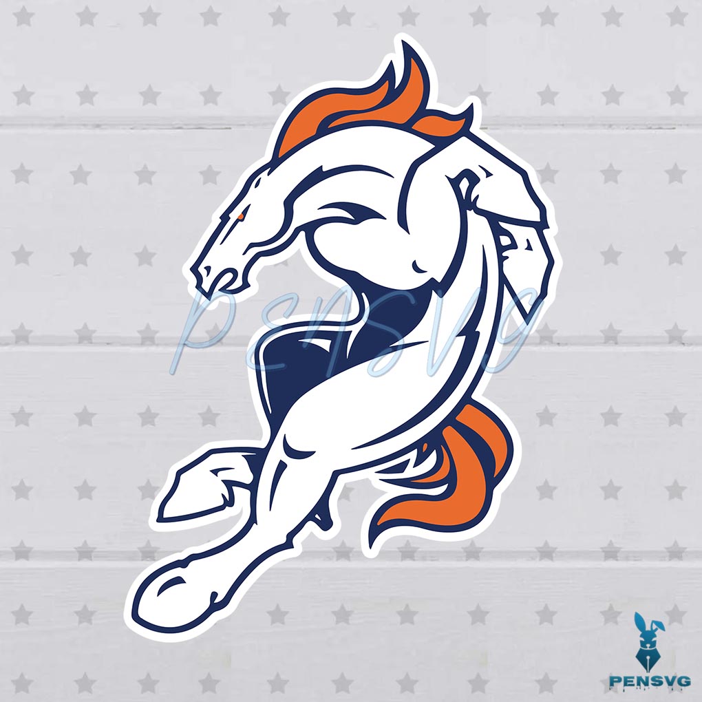Denver Broncos Horse Logo Digital File SVG, Denver Broncos svg