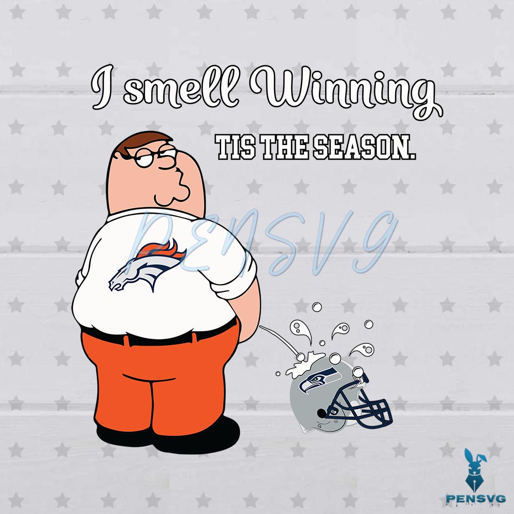 Denver Broncos NFL Matches SVG I Smell Winning Cutting Files