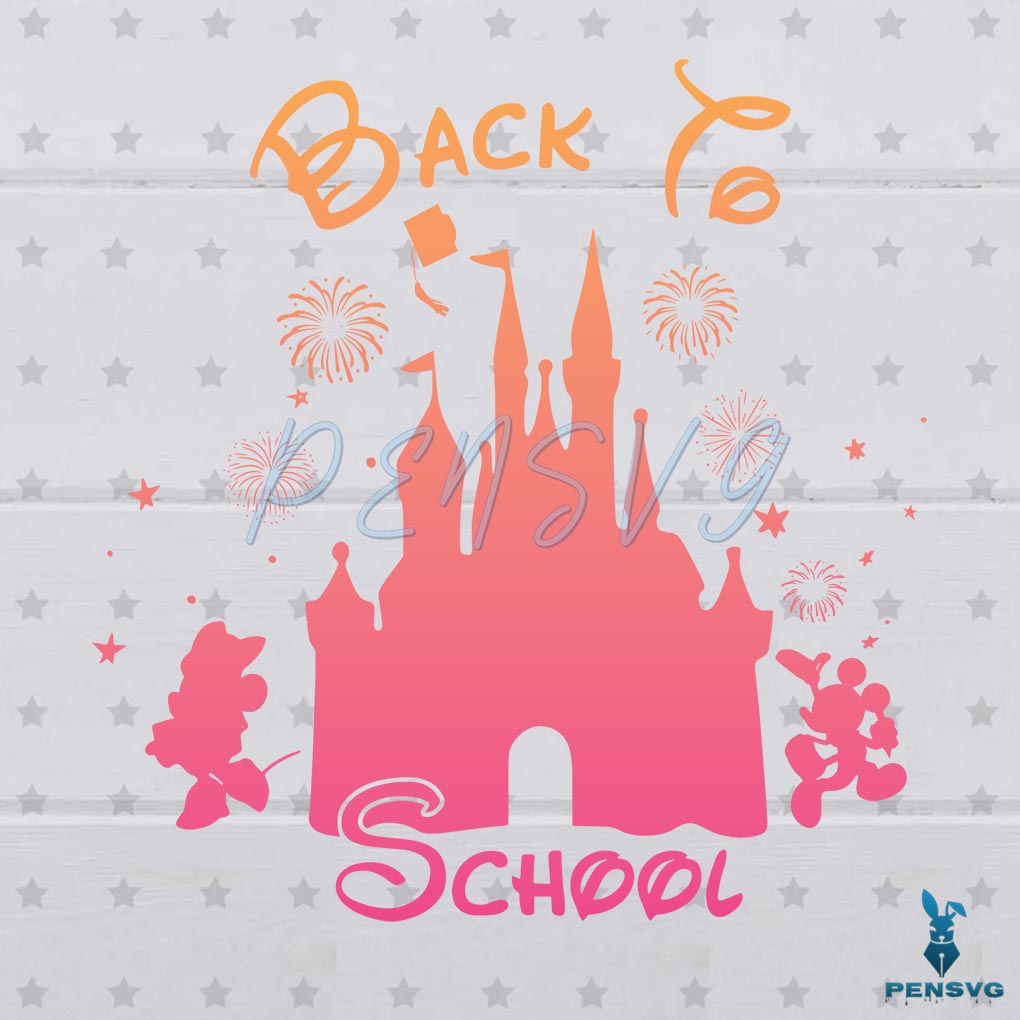 Disney Back To School Svg Disney Castle Mickey SVG Files