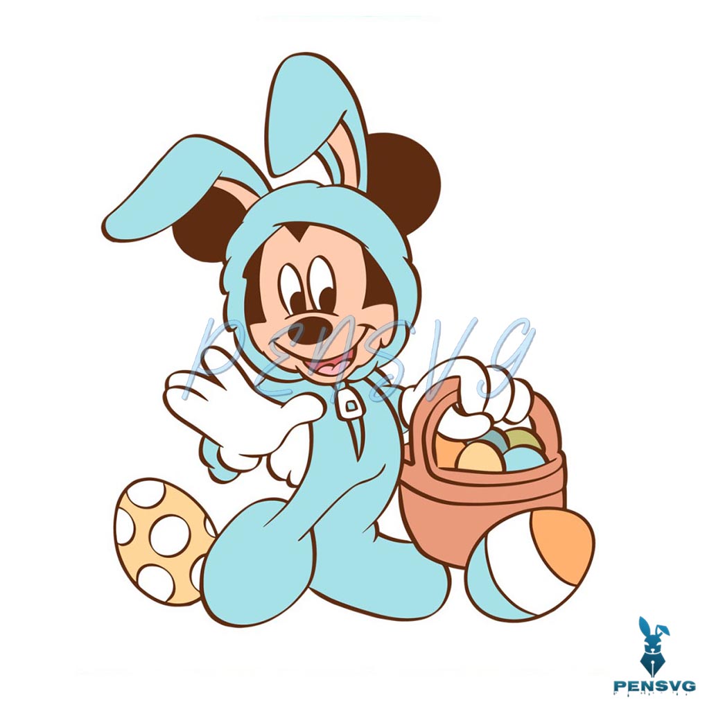 Disney Easter Eggs Mickey Mouse SVG