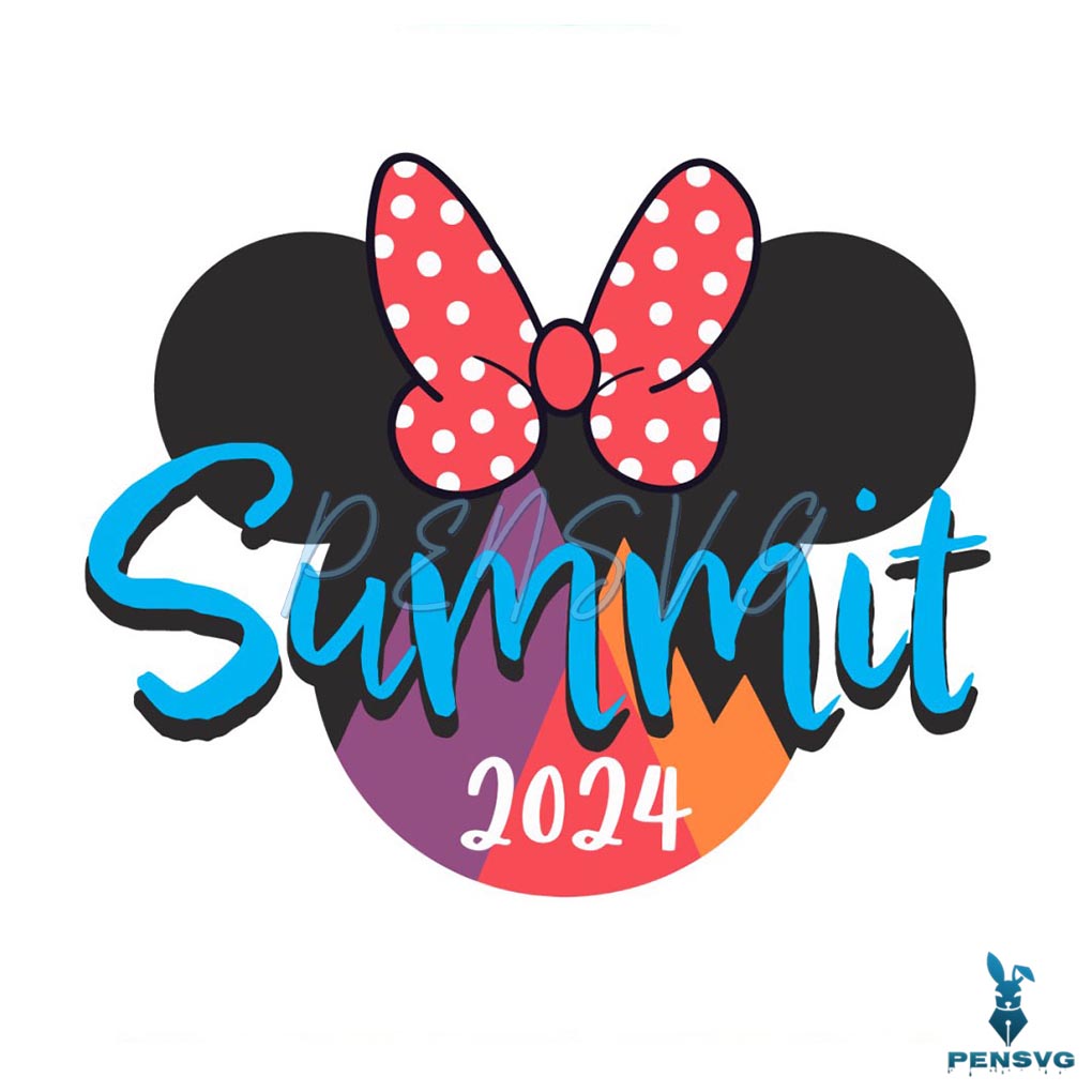Disney Summit 2024 Minnie Head SVG