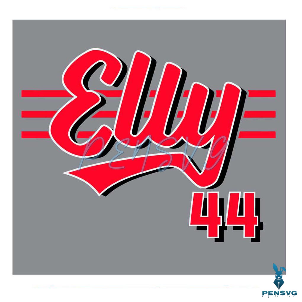 ELLY DE LA CRUZ 44 CINCINNATI Red Player SVG Digital File