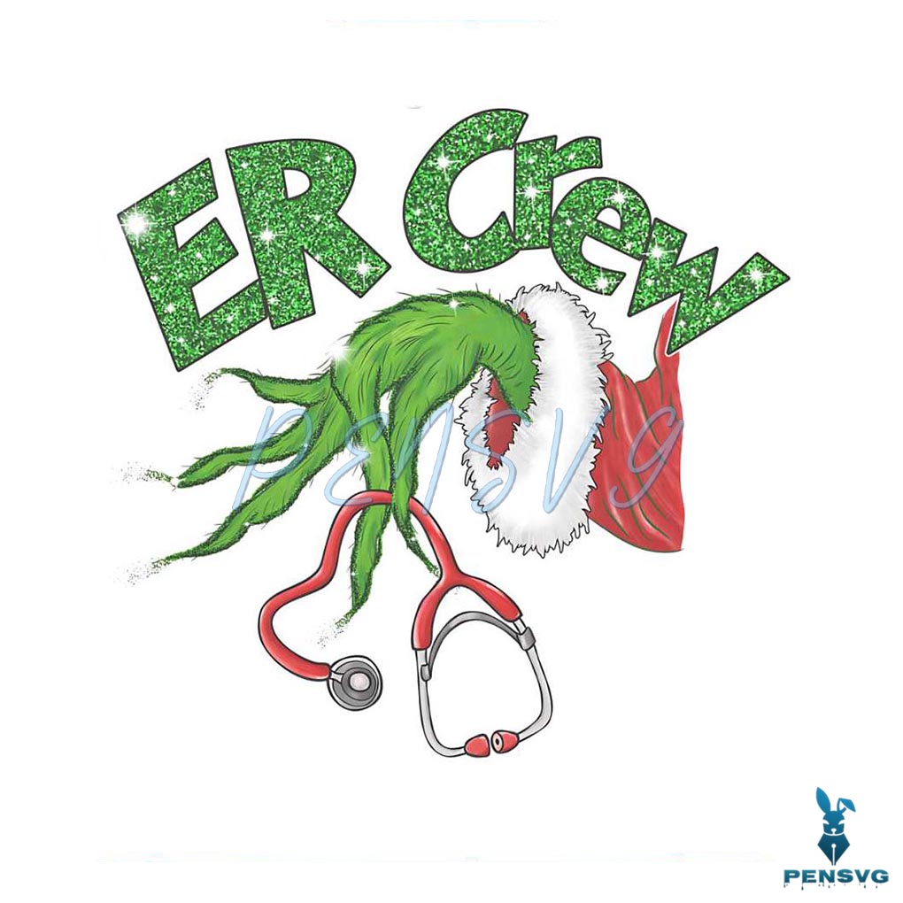 ER Crew Emergency Room Grinch PNG
