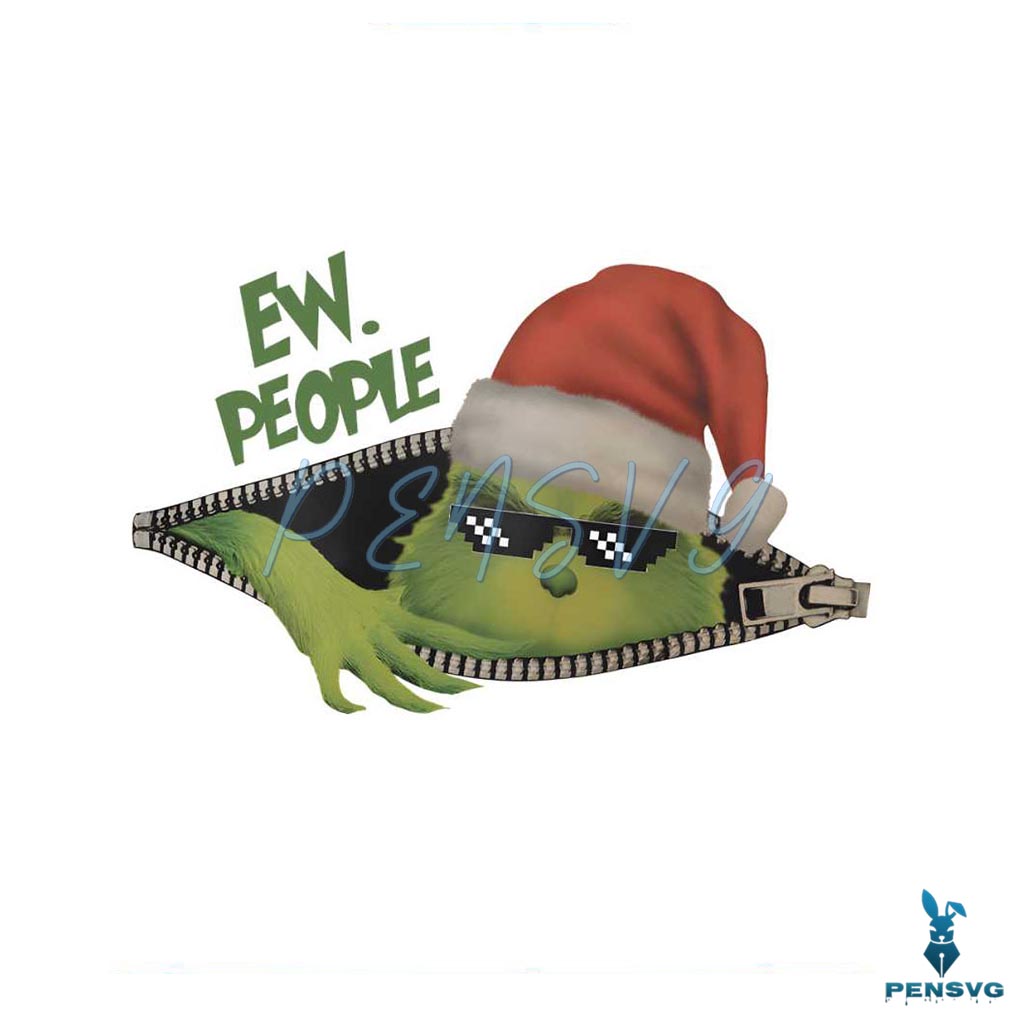 Ew People Whoviile Grinchmas PNG