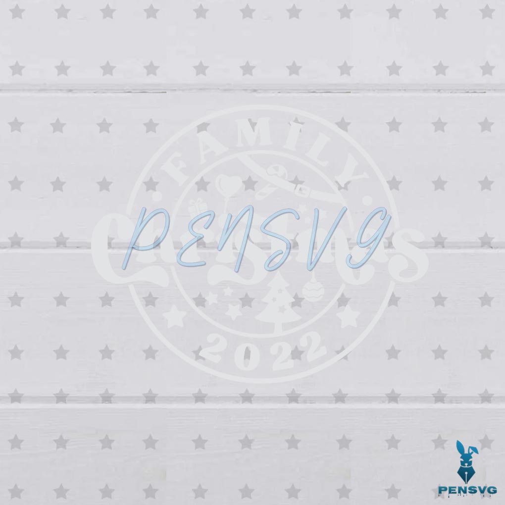 Family Christmas Santa Reindeer Sleigh SVG Graphic Design File