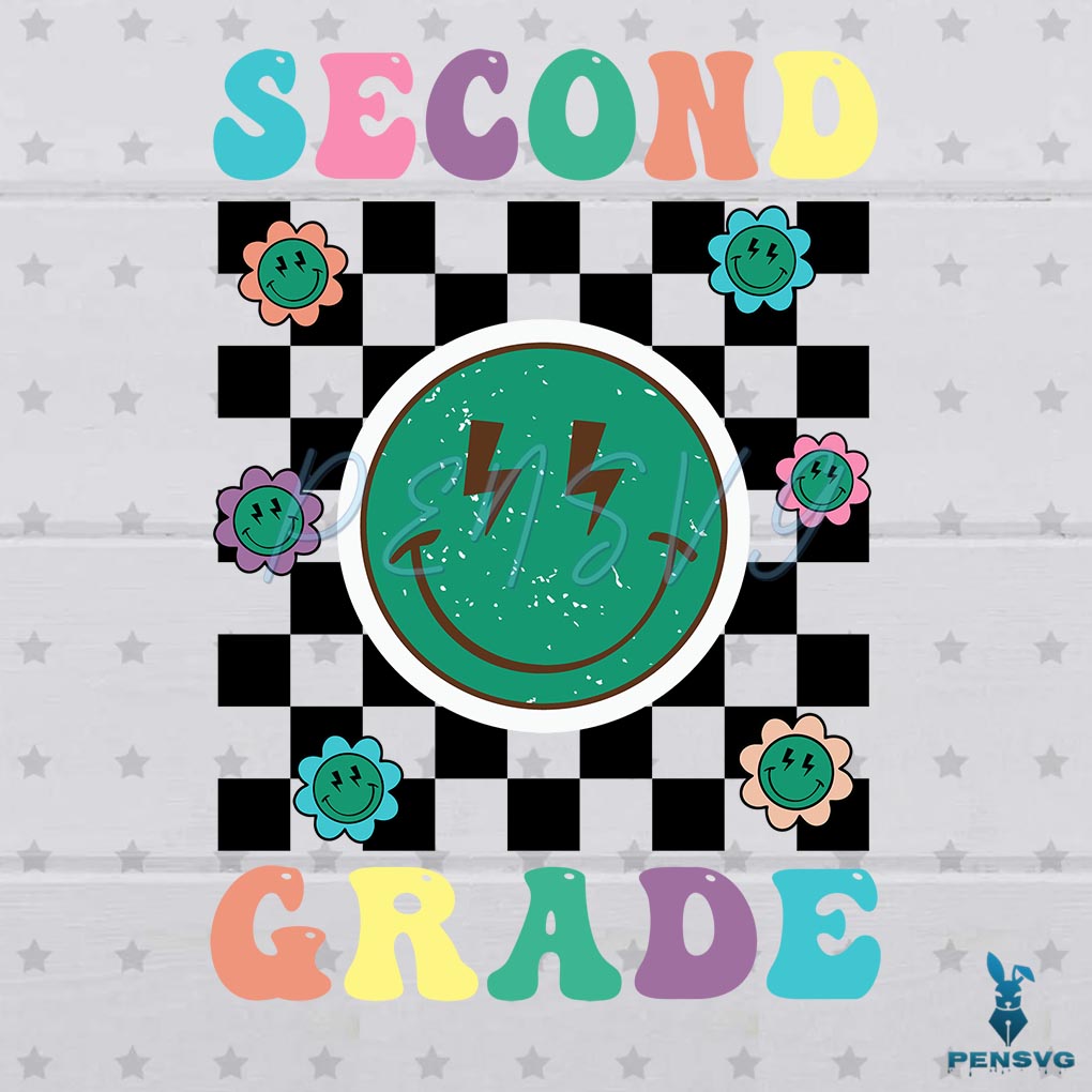 Free Second Grade Back To School SVG – Cute 2nd Grade School Shirt Cut File