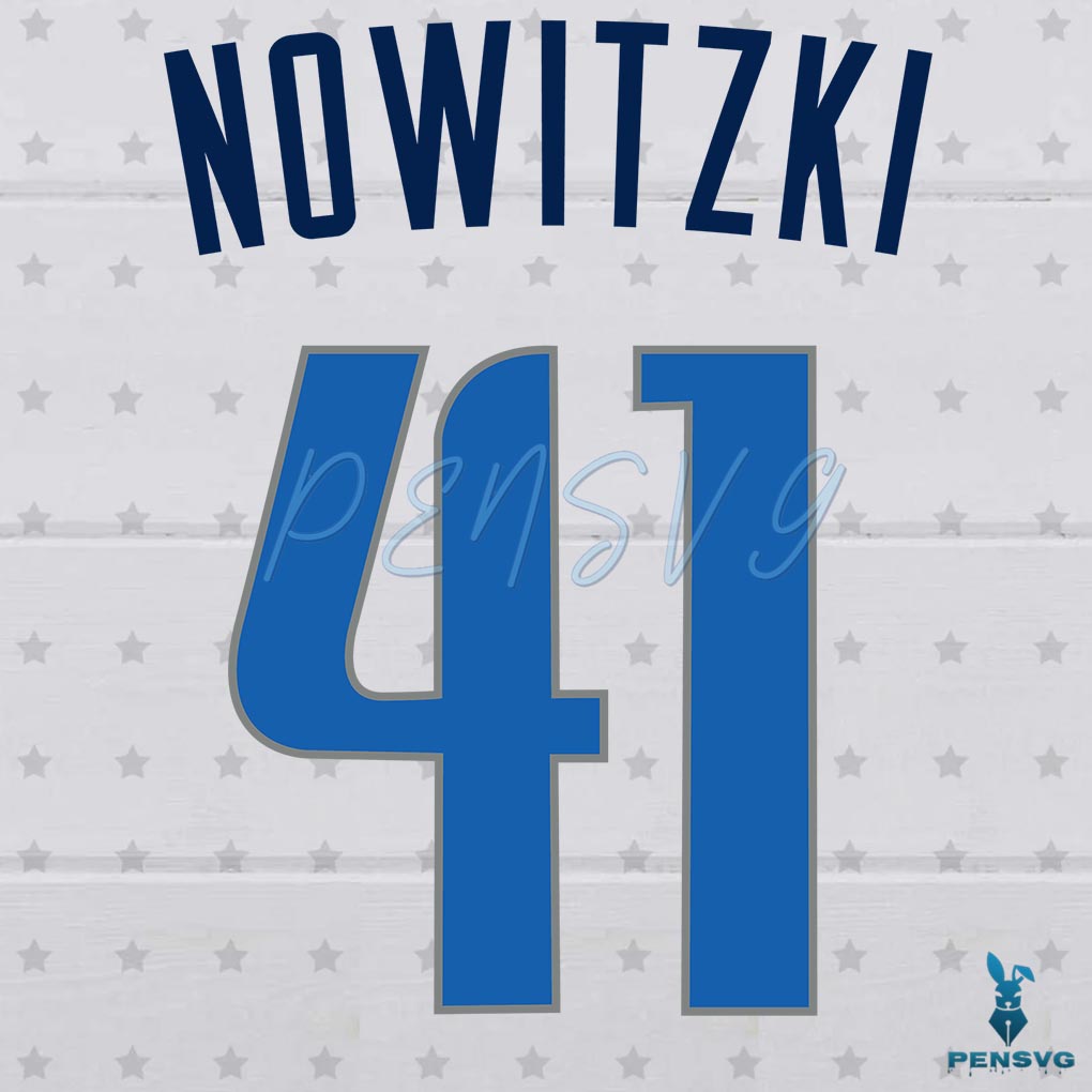 Free Customized Dirk Nowitzki Dallas Mavericks Logo Sport Svg Digital File