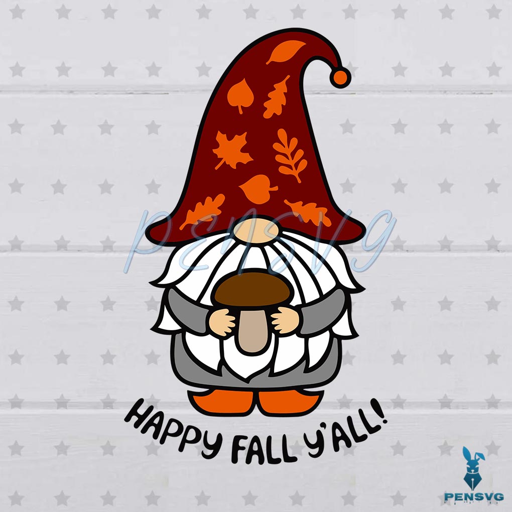 Free Fall Gnome Vector SVG Cutting Printing SVG Sublimation Files