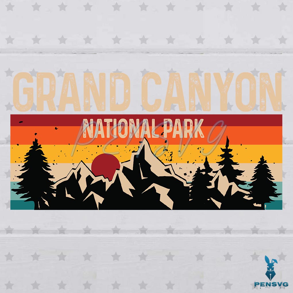 Free Grand Canyon National Park SVG PNG, Arizona SVG, Camper Gift