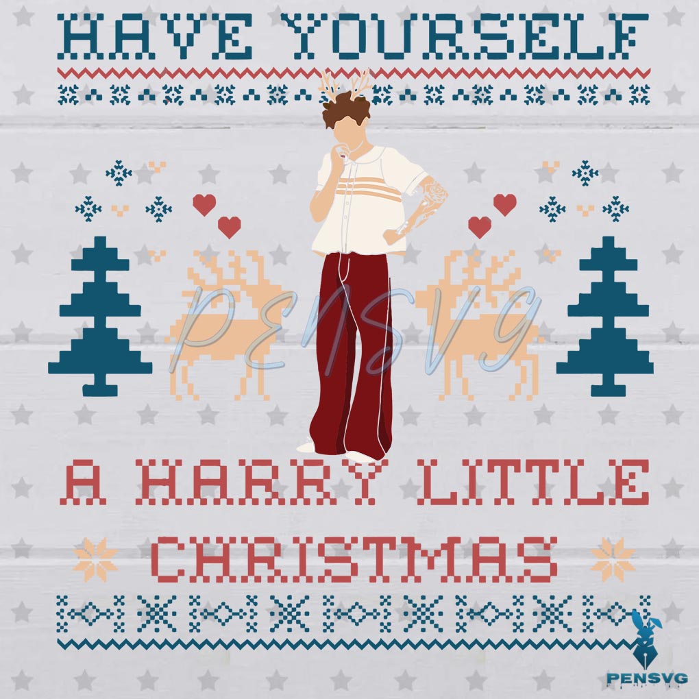 Free Have Yourself A Harry Little Christmas Ugly Christmas Sweeter Svg Graphic Designs Files