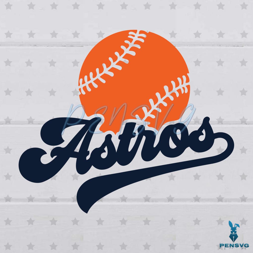 Free Houston Astros MLB Baseball Team Svg Digital File