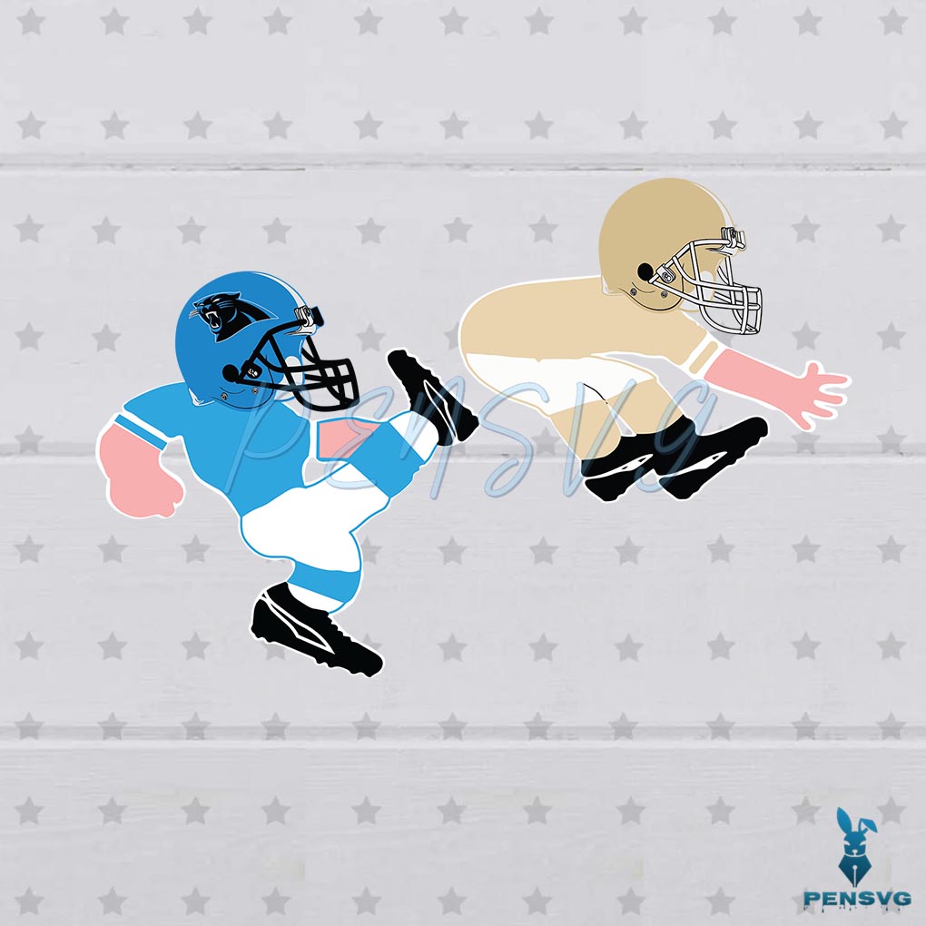 Free NFL Carolina Panthers SVG Football Matches Cutting Files