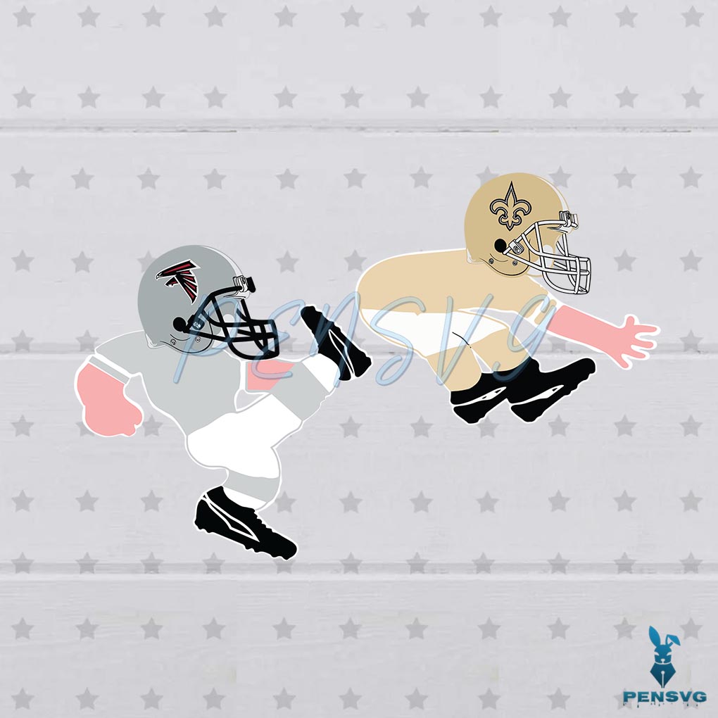 Free NFL Falcons SVG Football Matches Graphic Design Cutting Files