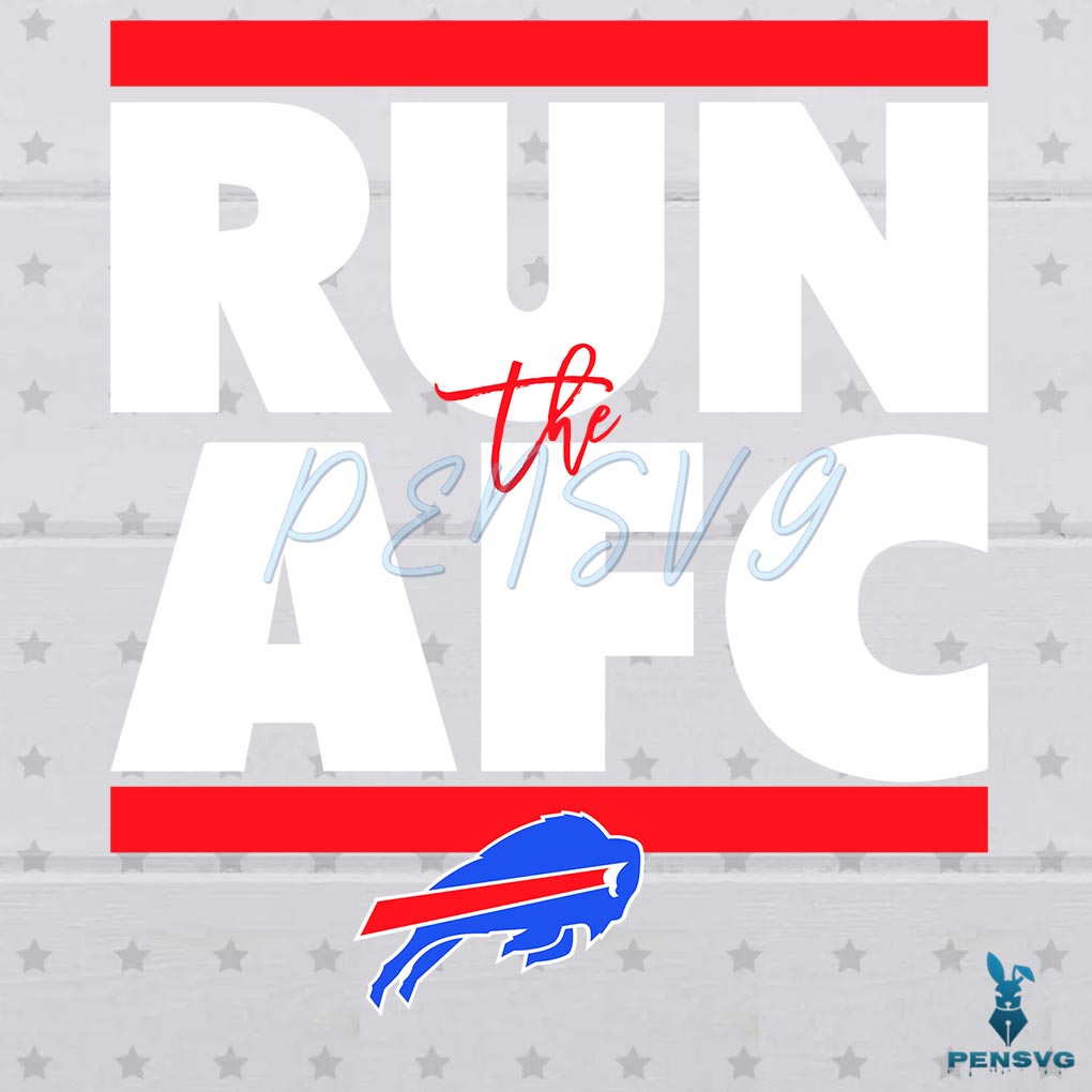 Free Run AFC Buffalo Bills Logo Svg Digital File