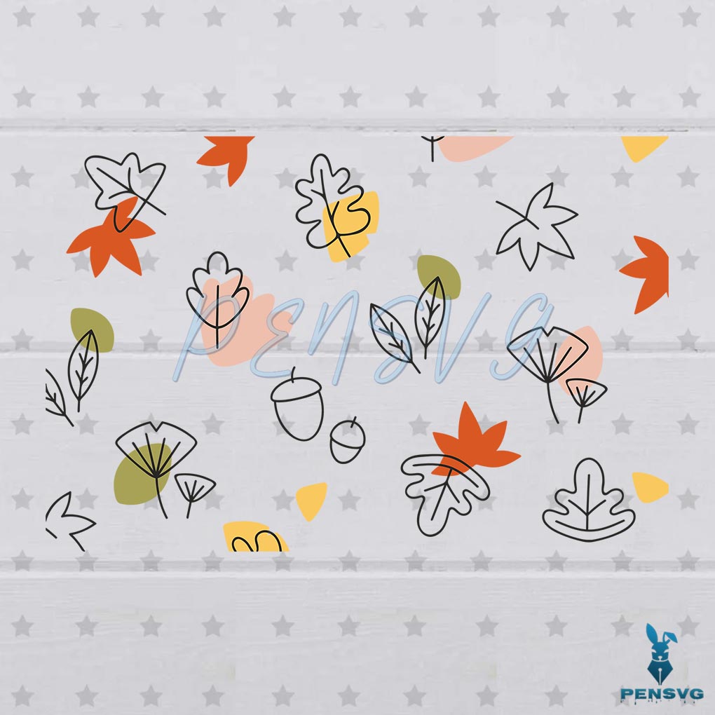 Free Vintage Autumn Leaves SVG Files for Cricut Sublimation Files