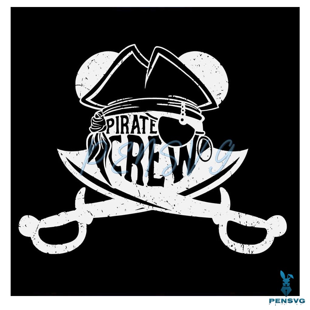 Funny Disney Pirate Crew Mickey Cruise SVG