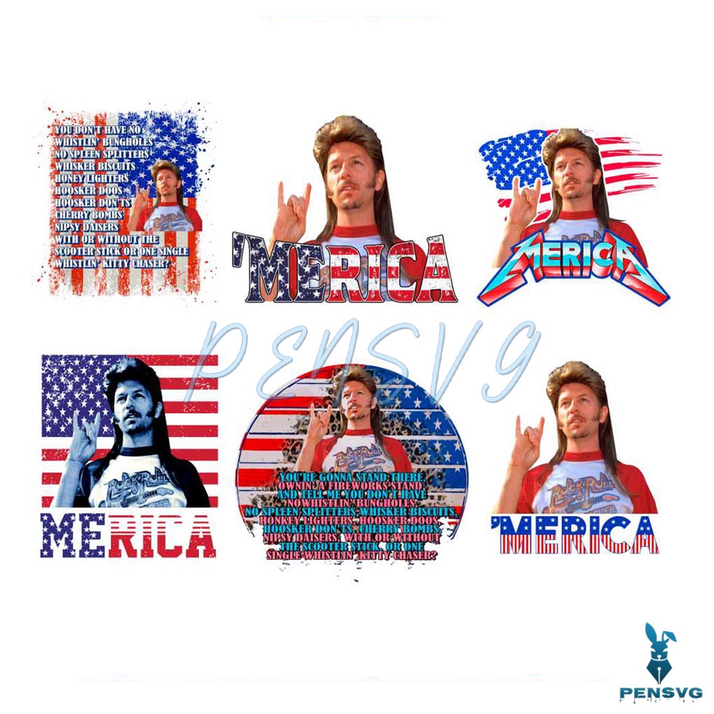 Funny Joe Dirt USA Flag 4th Of July PNG Sublimation Download