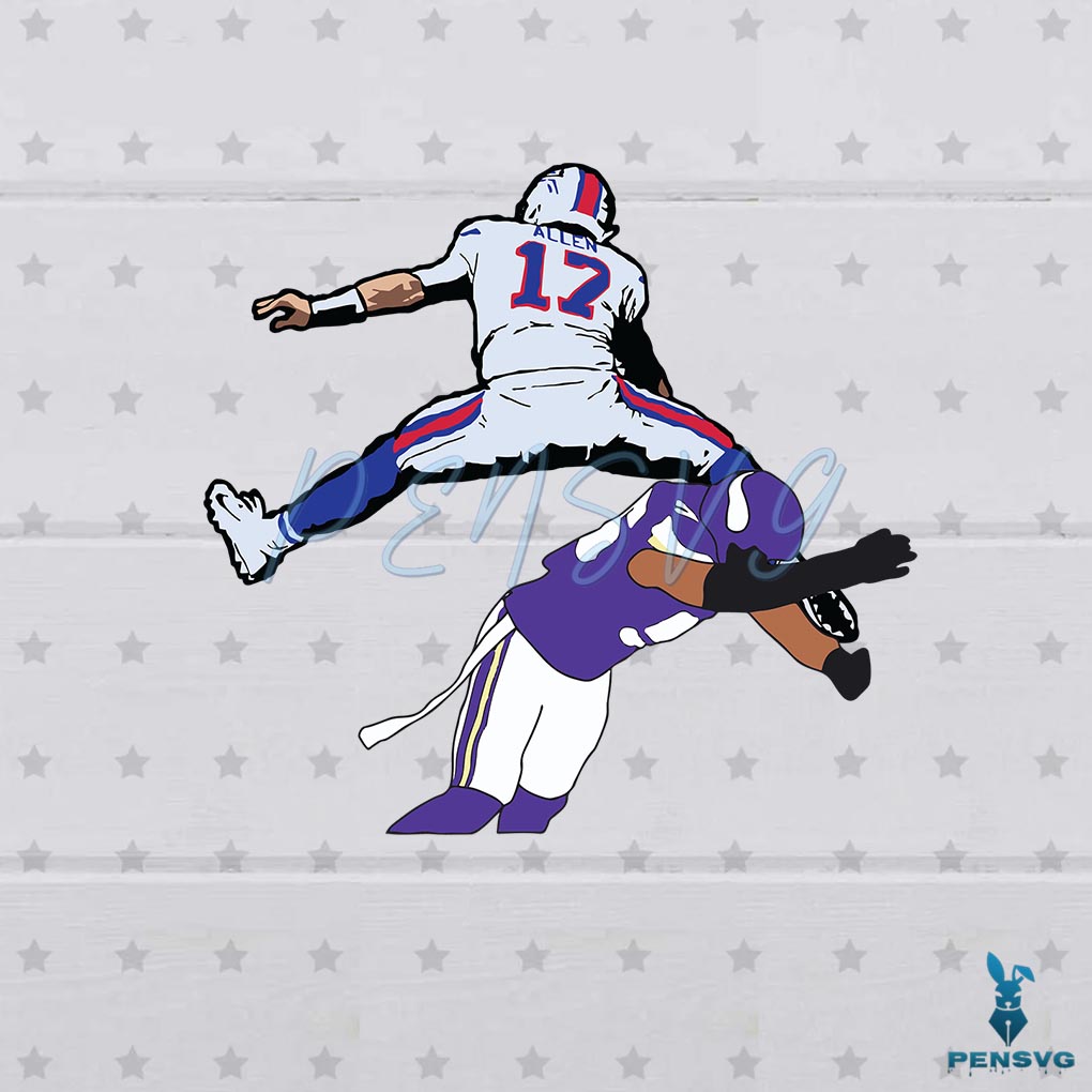 Funny Josh Allen Buffalo Bills Team SVG Graphic Designs Files