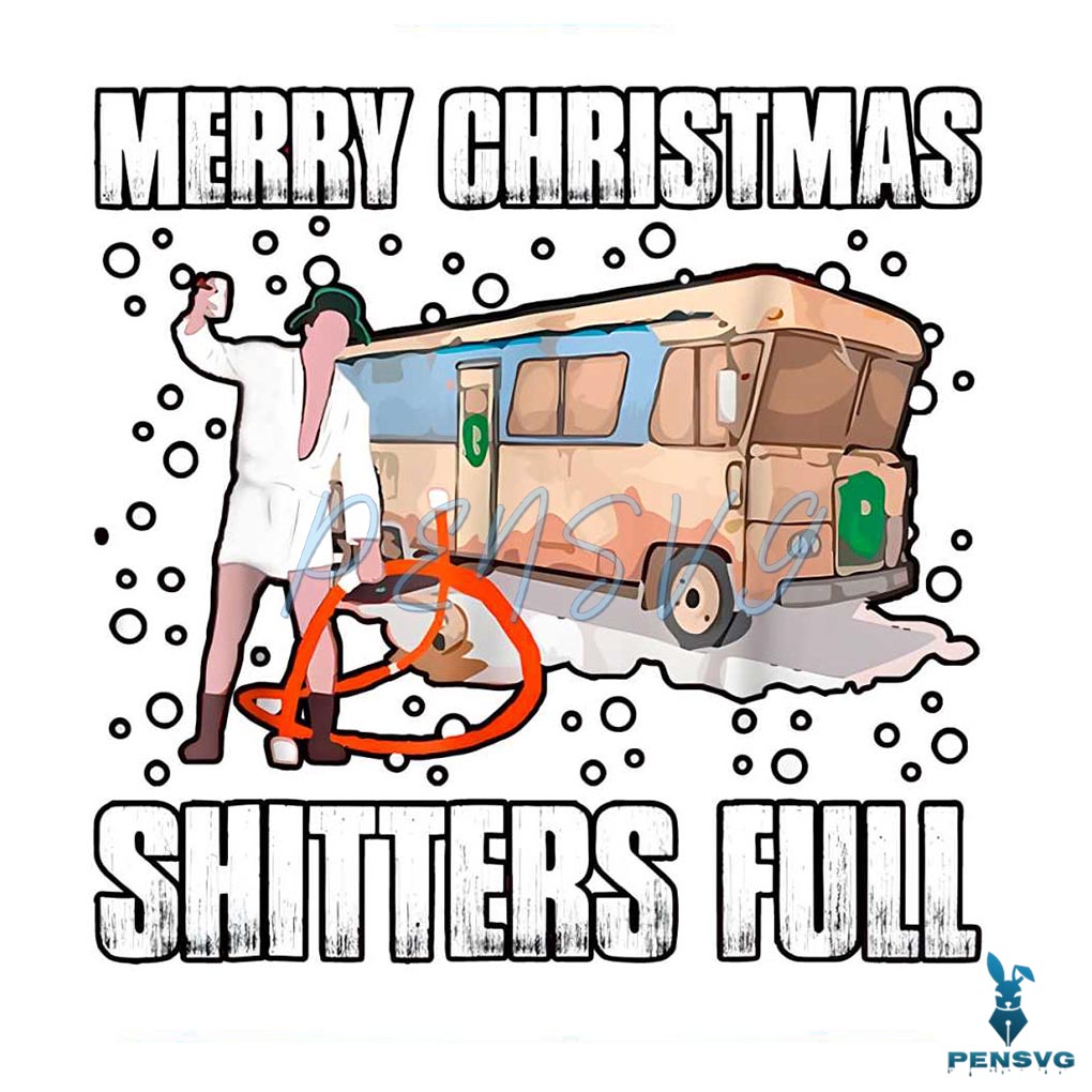 Funny Merry Christmas Shitters Full PNG