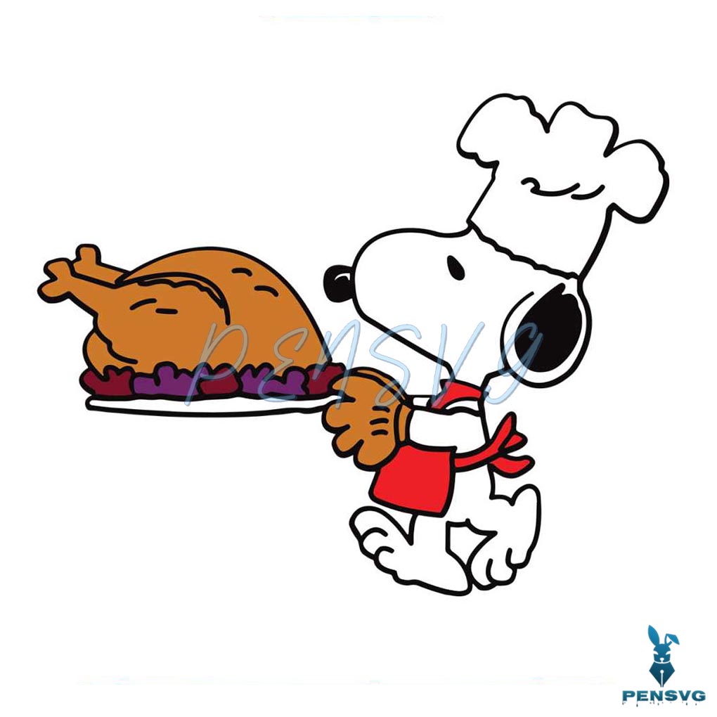 Funny Thanksgiving Peanuts Turkey SVG For Cricut Files