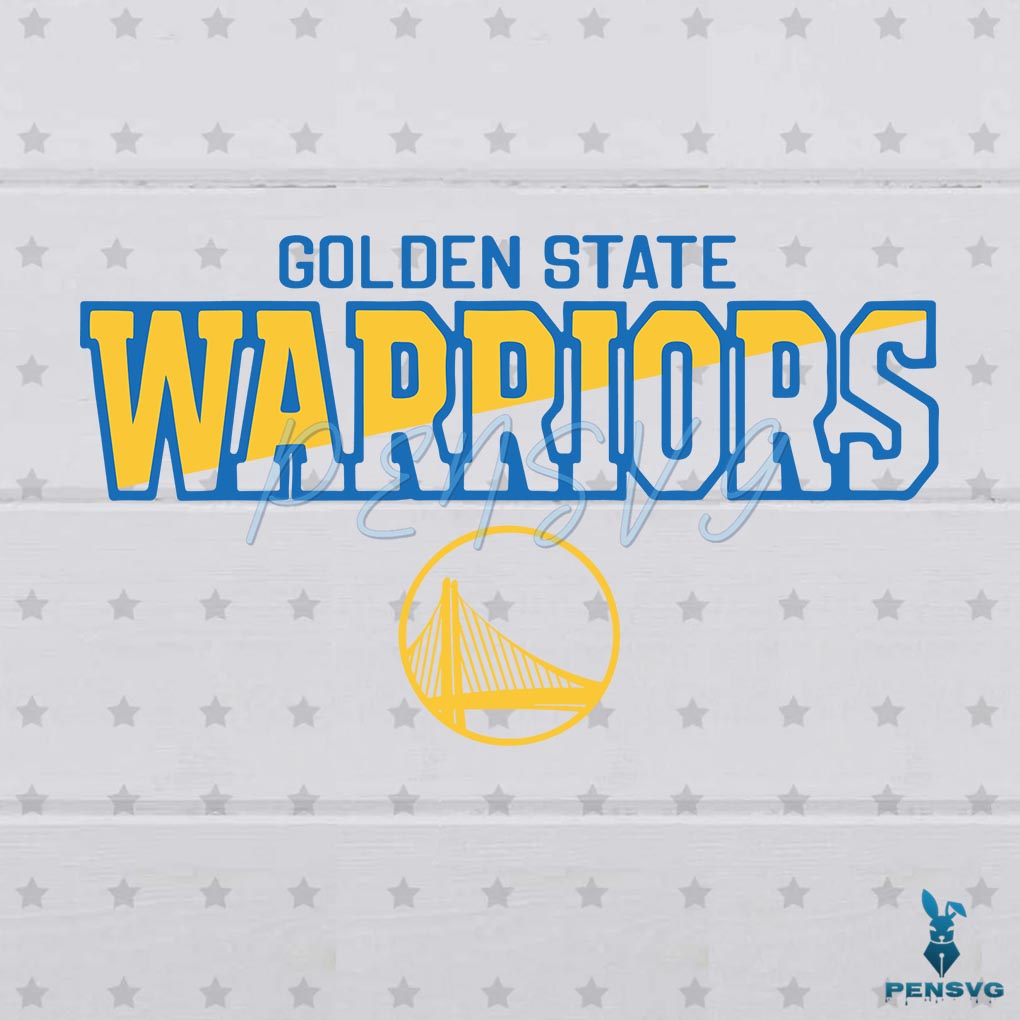 Golden State Warriors Logo NBA All Star Svg Digital File
