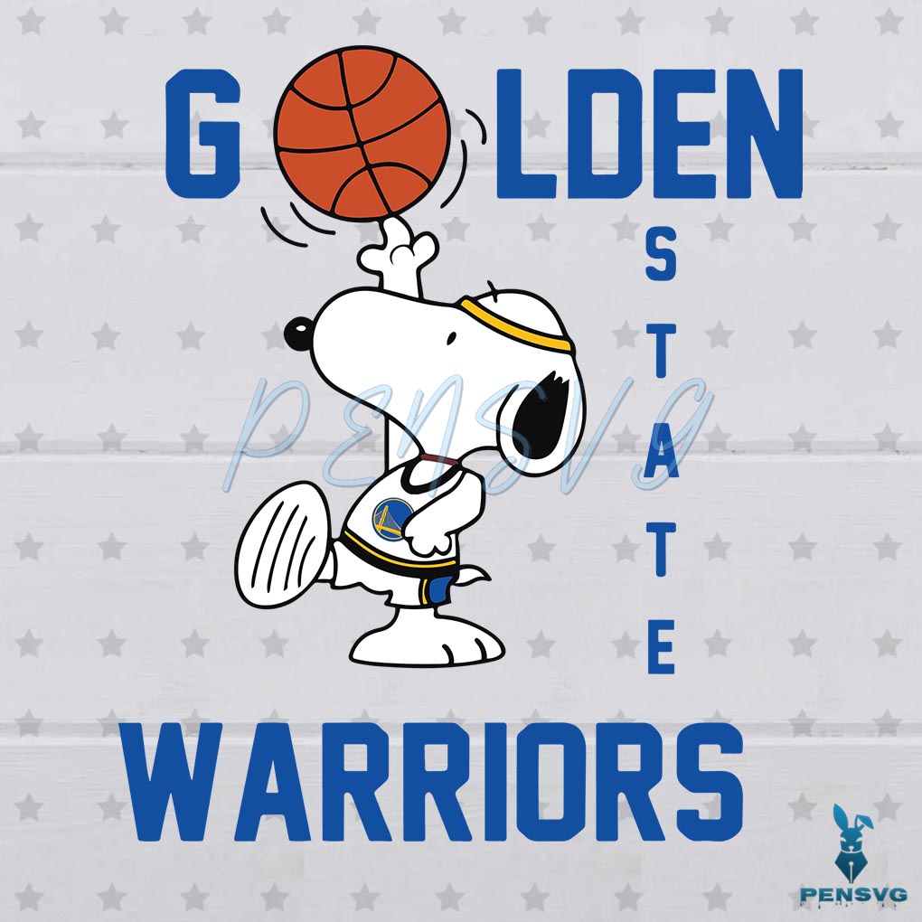 Golden State Warriors Snoopy Svg, Basketball Warriors Svg