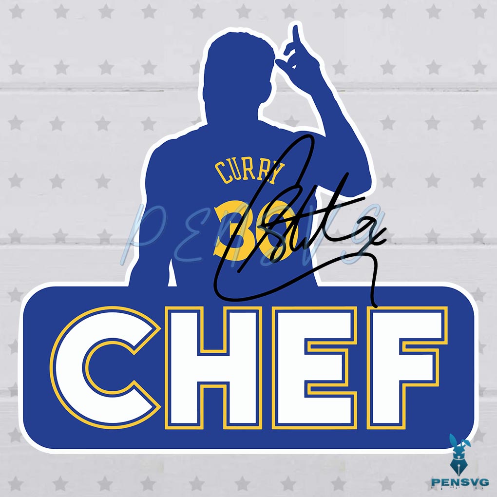 Golden State Warriors Steph Curry Tribute Chef Svg Digital File