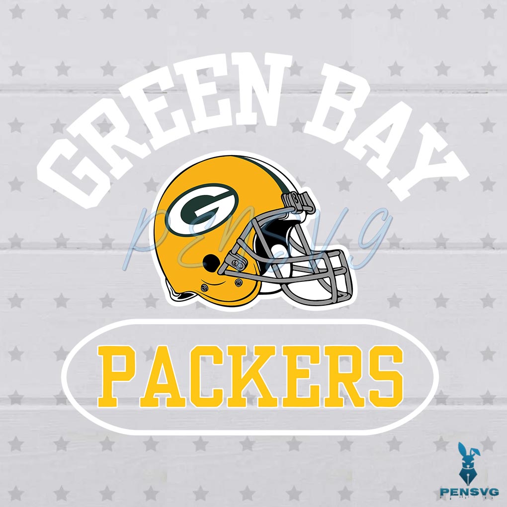 Green Bay Packers Helmet Svg File
