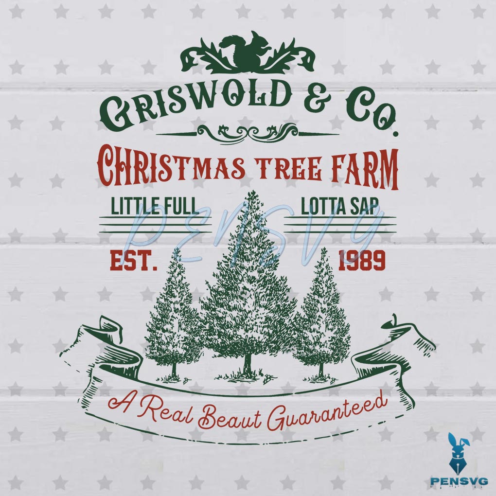 Griswold And Co Christmas Tree Farm Svg File For Cricut