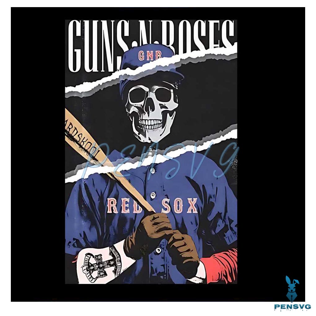 Guns N Roses Fenway Park Boston Red Sox PNG Download
