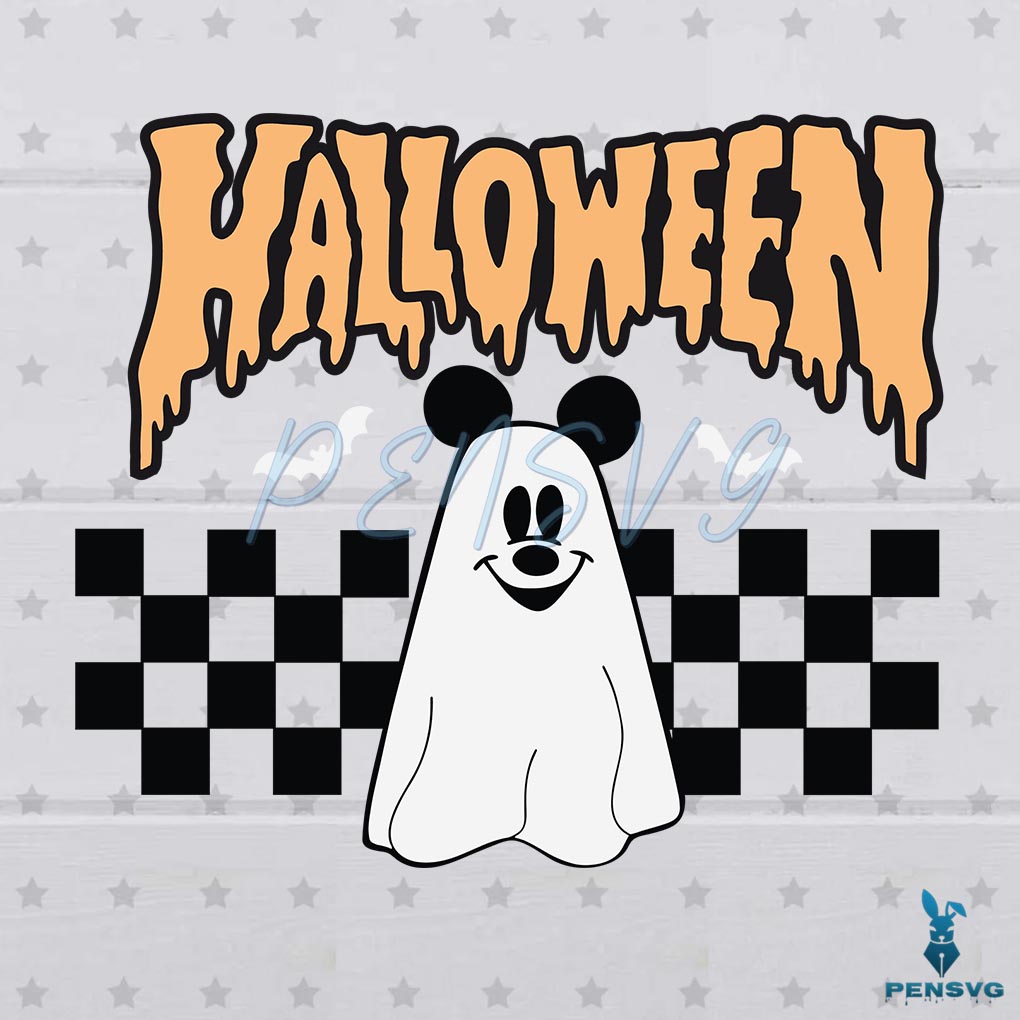 Halloween Mickey Ghost SVG Digital File