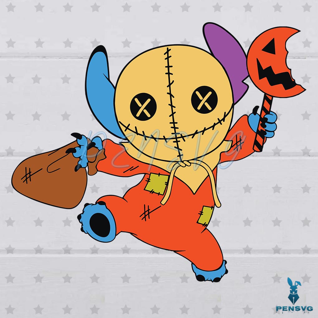 Halloween Stitch Vector Layered SVG Digital File