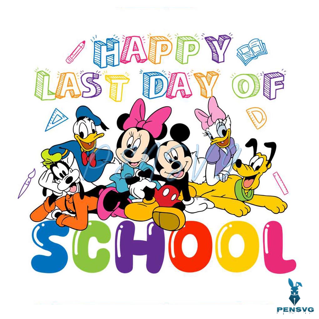 Happy Last Day Of School Disney Kingdom PNG
