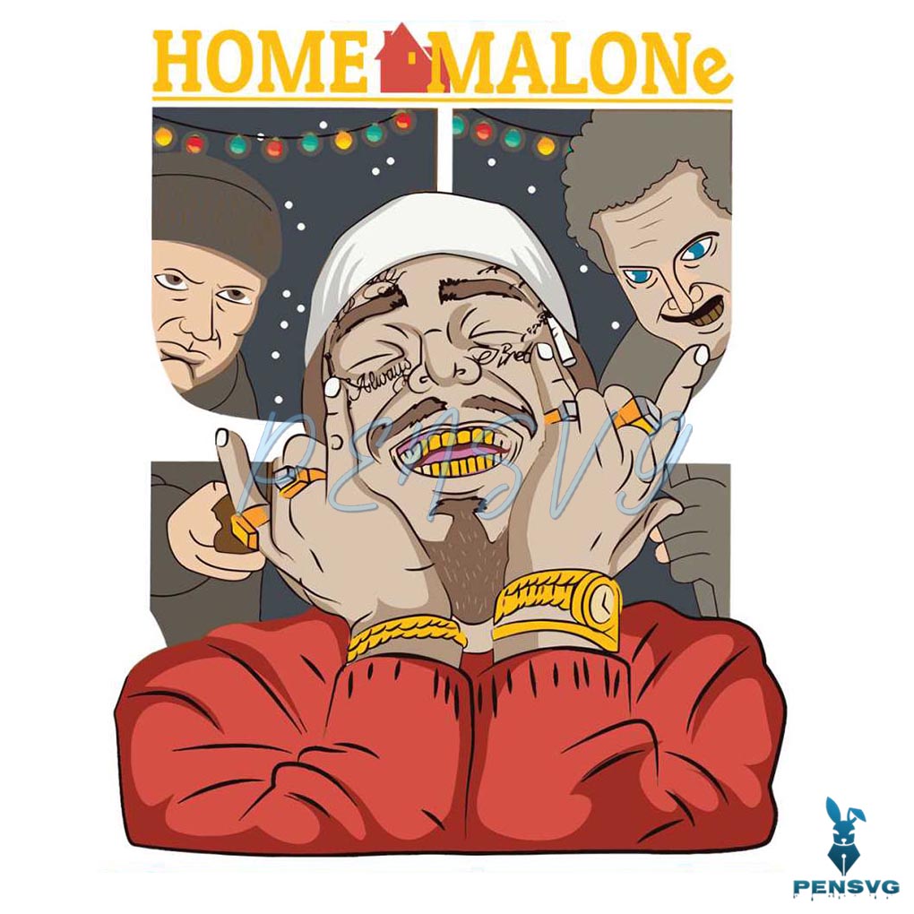 Home Alone Parody Celebrity Ugly Christmas SVG Cricut File