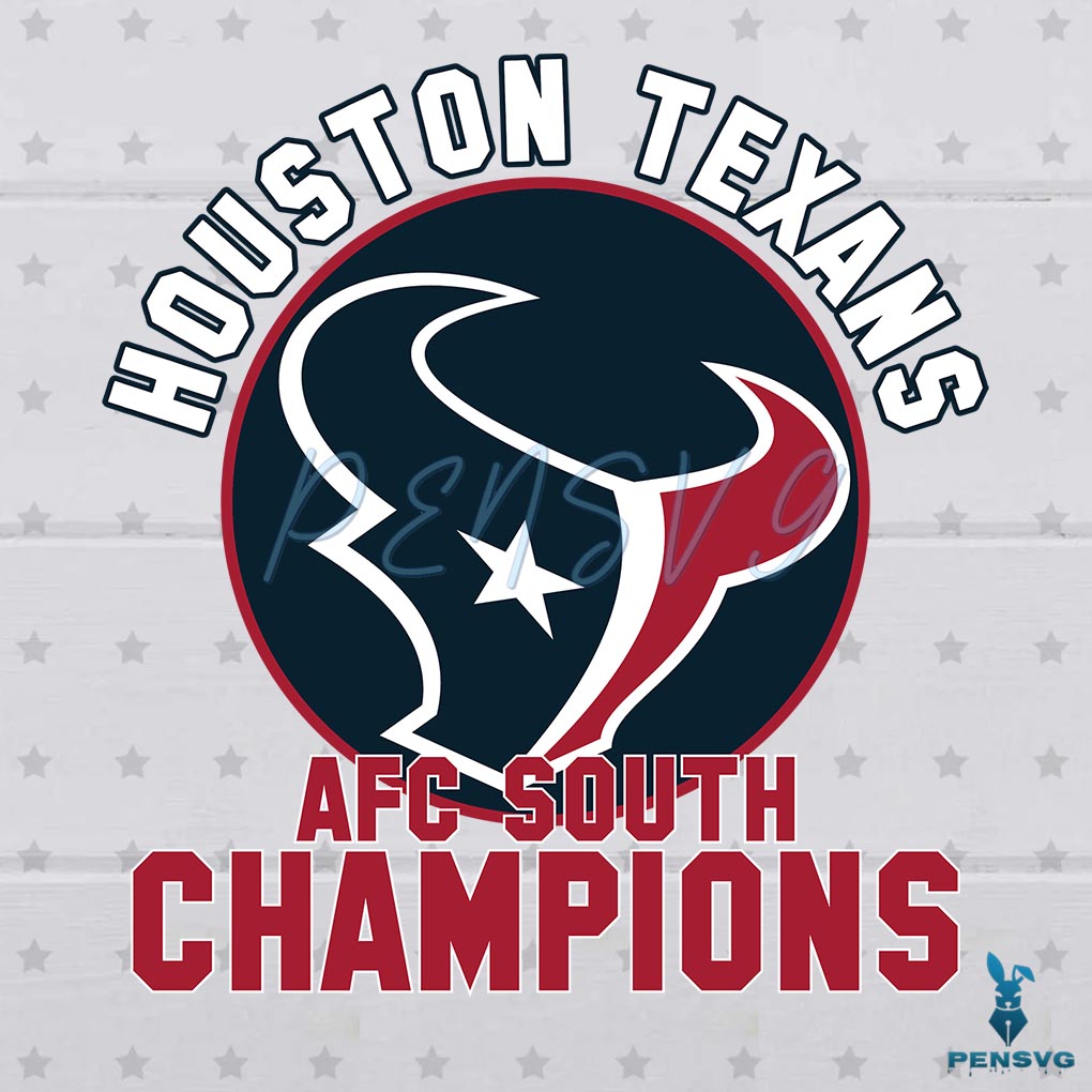 Houston Texans AFC South Champions Svg Digital Download