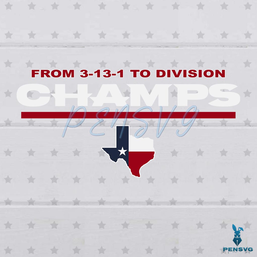 Houston Texans Divisions Champs SVG