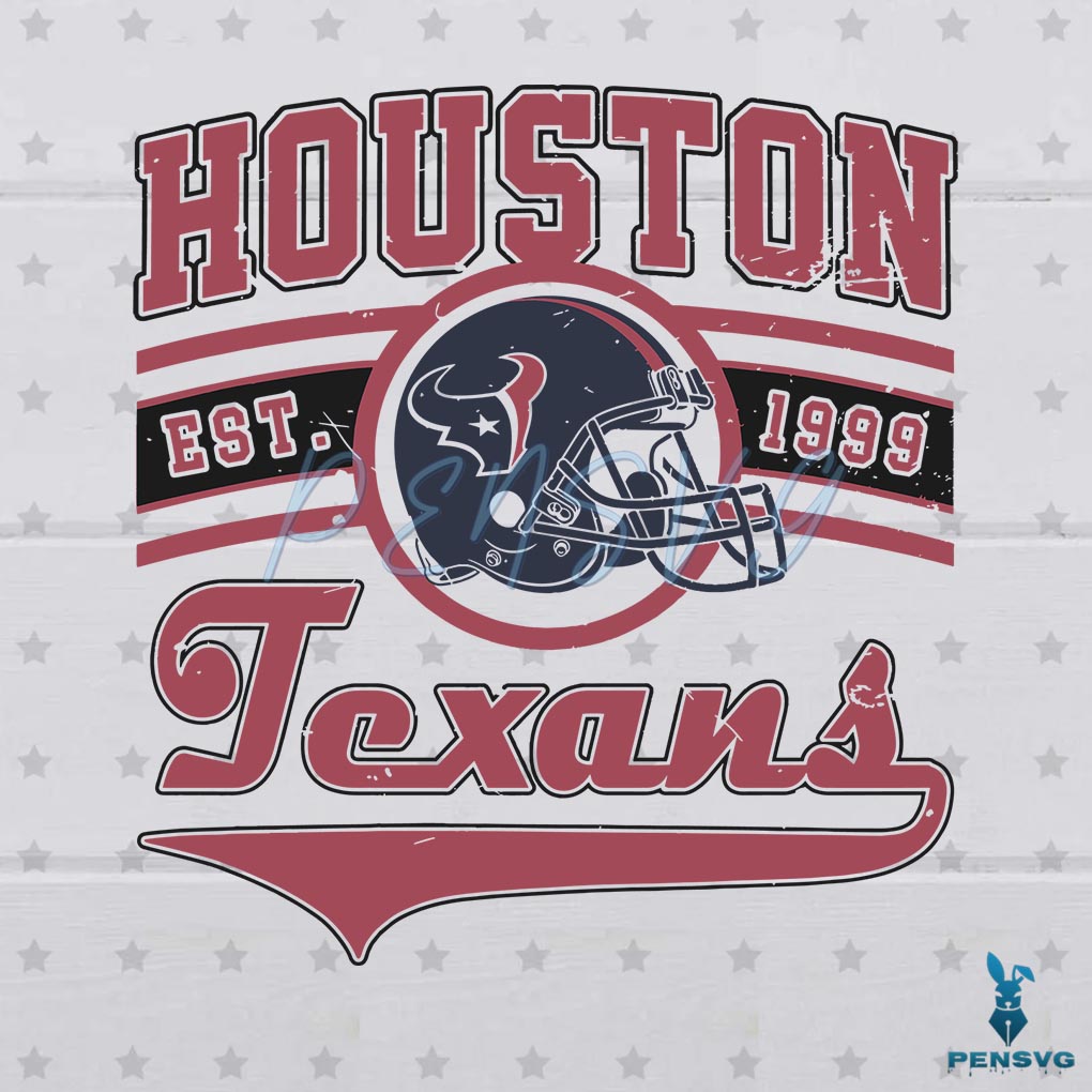 Houston Texans Football Est 199 SVG