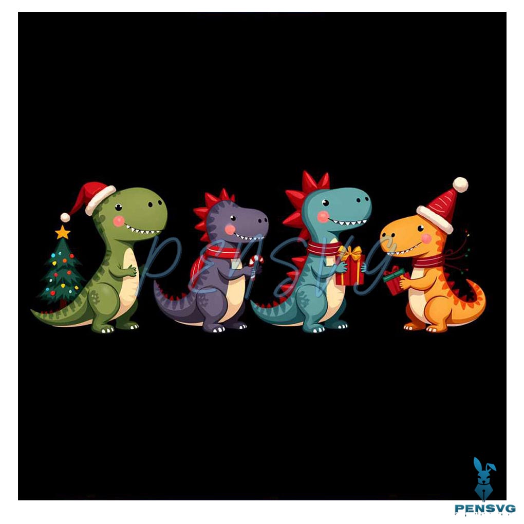 I Believe In Santa And Dinosaurs Funny Christmas Dinosaurs Png