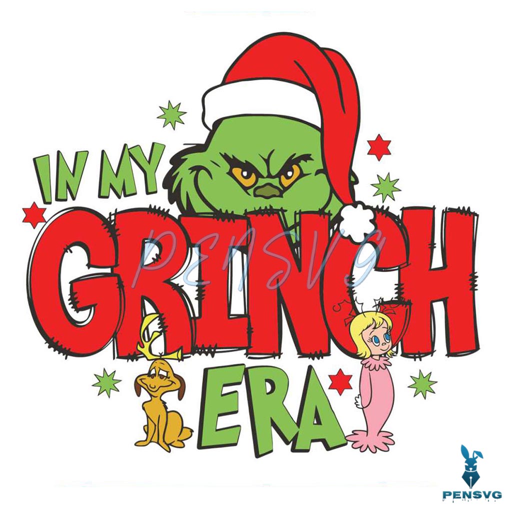 In My Grinch Era Max Cindy Lou Who SVG