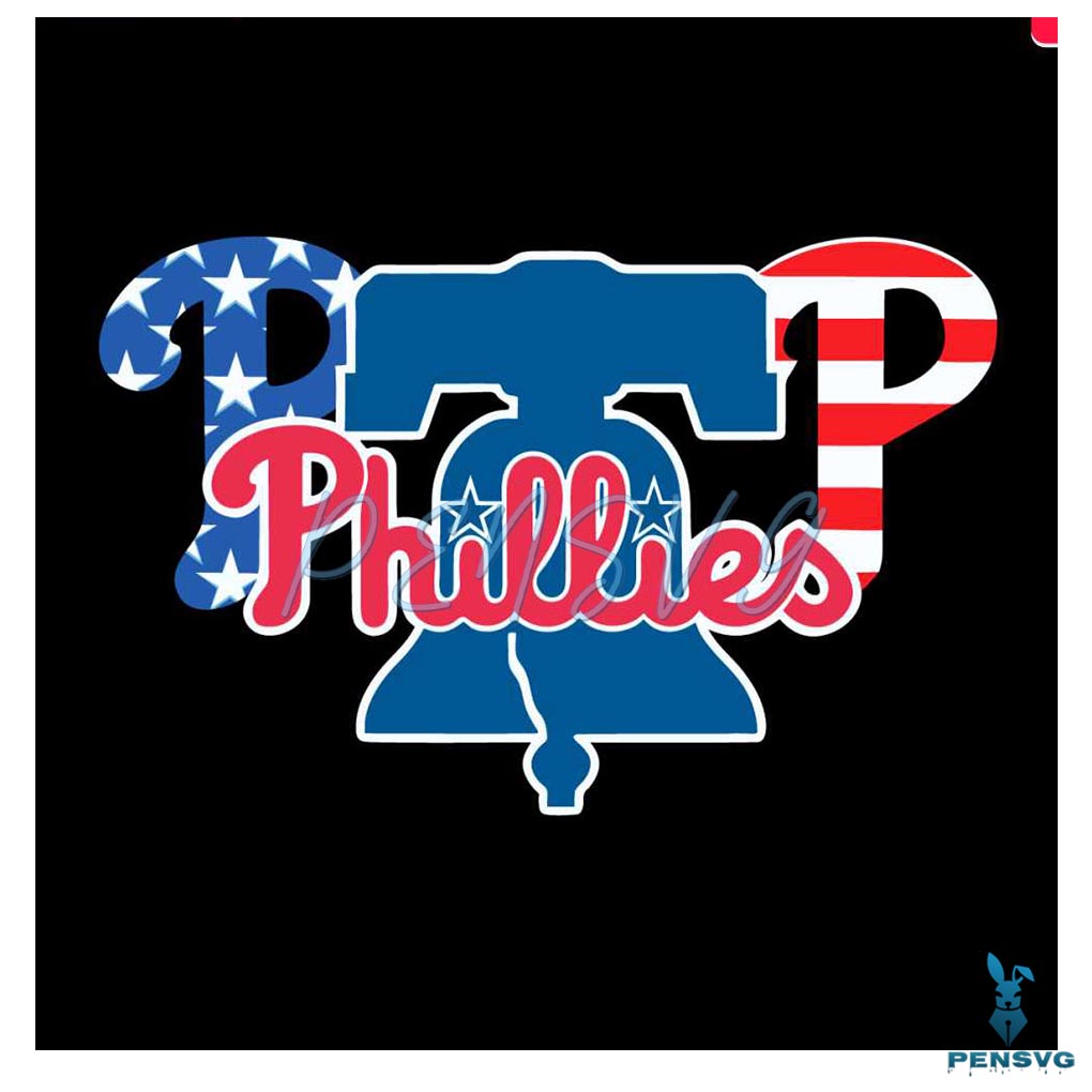 Independence Day Philadelphia Phillies Baseball SVG