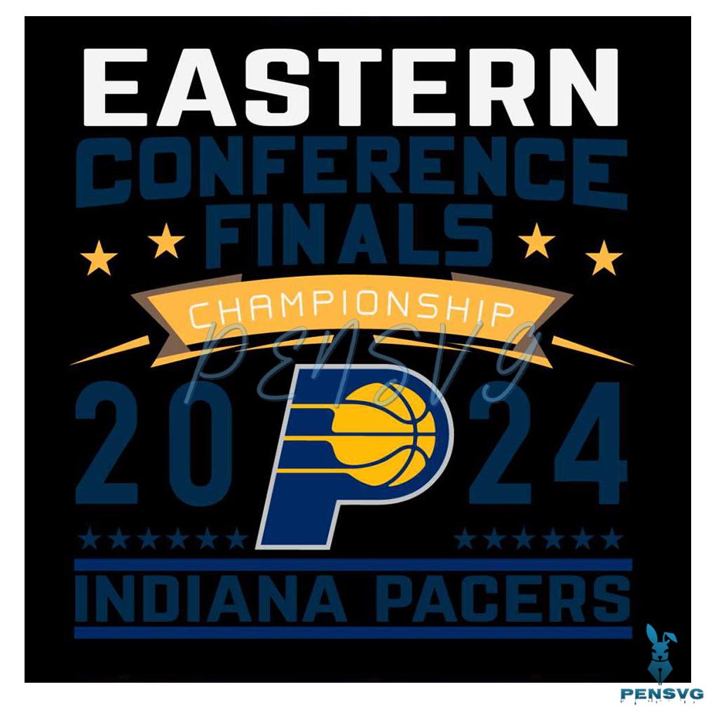 Indiana Pacers 2024 Eastern Conference Finals SVG