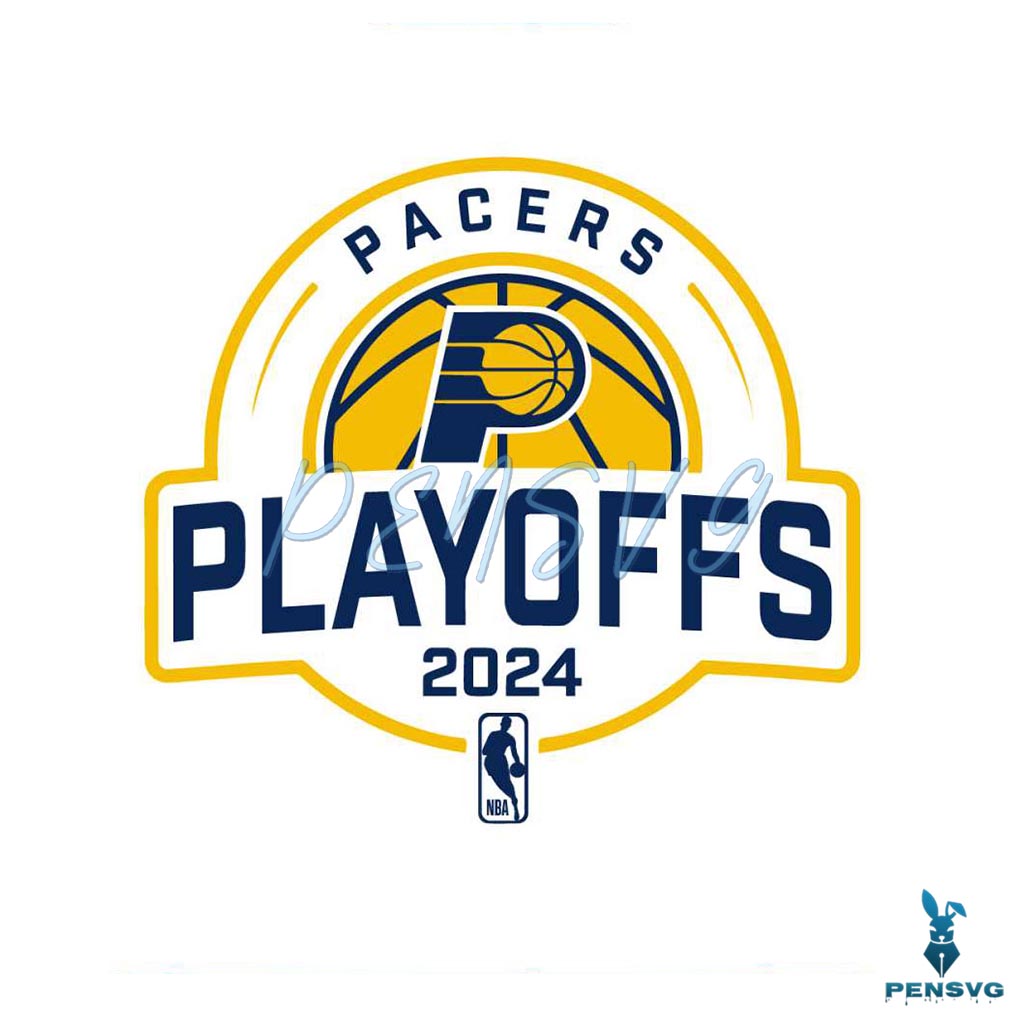 Indiana Pacers 2024 NBA Playoffs SVG