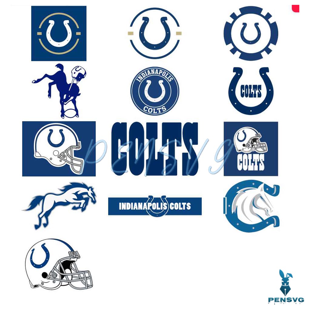 Indianapolis Colts Logo Svg Bundle Files
