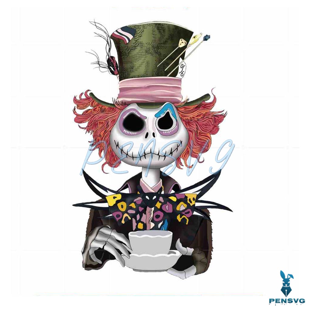 Jack Skeleton PNG Nightmare Before Christmas Sublimation File
